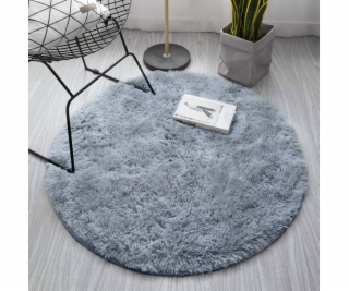 Strado Okrúhly koberec Shaggy Strado 150x150 SilverFur (L...