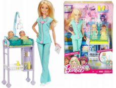 Barbie Mattel Barbie sada pre kariéru pediatra (DVG10) Bábika