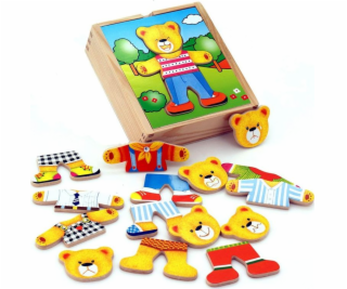 Viga Viga Wooden Puzzle Educational Puzzle obléká se chla...