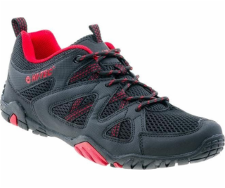 Pánské hi-tec Ranggo Black and Red Men s Trekking Shoes 44