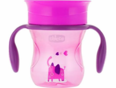 Chicco 360 šálku pro učení pití 200 ml růžové