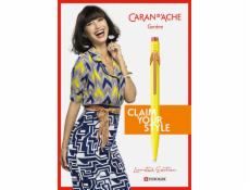 Caran D`arche Pen 849 Žalujte si svůj styl ED2 Canary Yellow, M, v krabici, žlutá