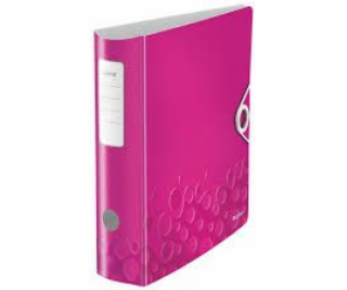 Binder Esselte A4 75mm Pink (ESSX1135)