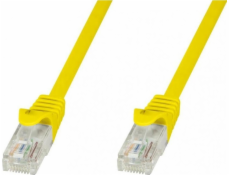 Techly Techly Patch Cord Cat5e UTP 0,25 m žluté CCA