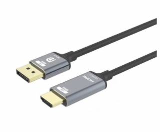 PremiumCord DisplayPort 1.4 na HDMI2.1 kabel pro rozlišen...