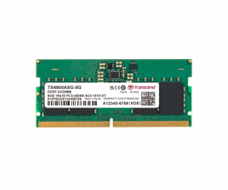 Transcend paměť 8GB SODIMM DDR5 4800 (JetRam) 1Rx16 1Gx16...