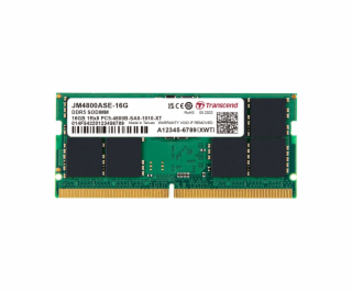 Transcend paměť 16GB SODIMM DDR5 4800 (JetRam) 1Rx8 2Gx8 ...