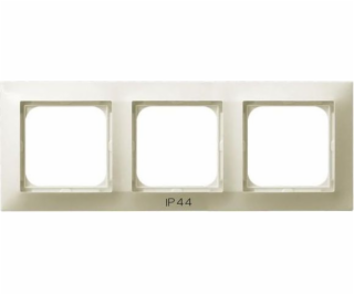 Ospel Triple Frame Inceps for IP-44 ECRU (RH-3Y/27) konek...