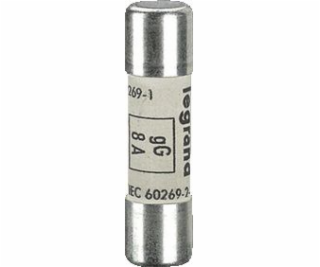 Vložka LEGRAND Cylindrical Fuse 10x38mm 2a GL 500V HPC (0...