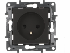 Legrand Nilee Krok 2p+z Power Socket, automatické třmeny, s čepelí černou 863533