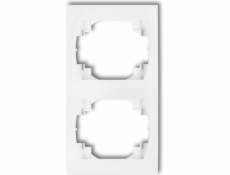 Karlik logo Double Frame Vertical White (LRV-2)