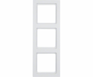 Berker Triple Frame Q.3 White Velvet (10136099)