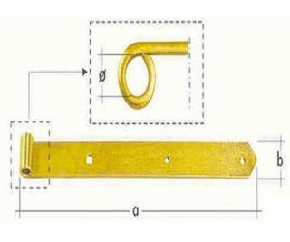 Závěs pásový 300x3 mm