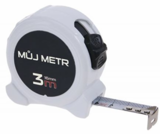 Metr svinovací 3 m x 16 mm s nápisem MŮJ METR