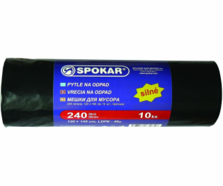 Pytel na odpadky 120X145 cm 240L/10 ks silné