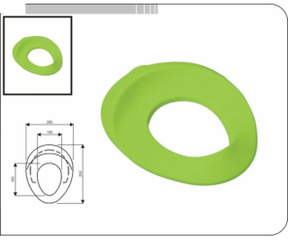 Sedátko WC dětské T 3546 zelené