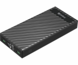 Sandberg Powerbank 2xUSB-C PD100W 30000mAh, černá