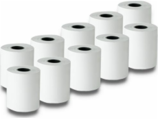 Qoltec 51900 Thermal roll 57 x 27 | 55g/m2 | 10 pcs. | BPA free