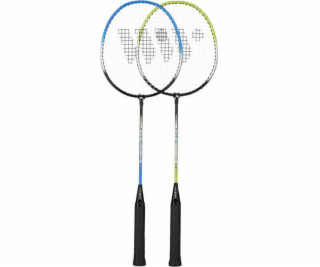 Wish Steeltec 216K badminton racket set 2 rackets + 3 shu...