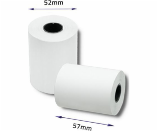 Qoltec 51899 Thermal roll 57 x 16 | 55g/m2 | 10 pcs. | BP...