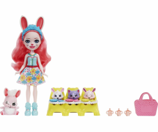 Enchantimals Baby Tierfreunde Bree Bunny & Twist, Puppe