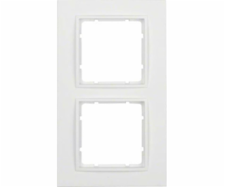 Hager Polo Berker/B.7 Double Frame White Mat 10126919