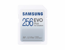 Samsung paměťová karta 256GB PRO Plus SDXC CL10 U3 V30 (č/z: až 180/až 130MB/s)