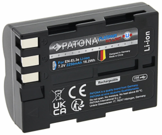 PATONA baterie pro foto Nikon EN-EL3E 2250mAh Li-Ion Plat...