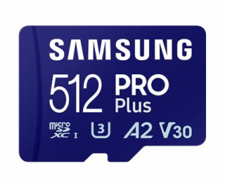 Samsung paměťová karta 512GB PRO Plus micro SDXC CL10 U3 ...