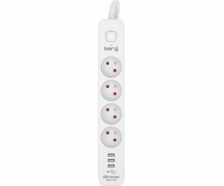 Zařízení Kerg Obsazení. Kerg s Switch-4 Sockets-3USB-BIAL...