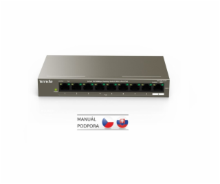 Tenda TEF1109P-8-63W PoE AT Switch 63Watt, 9xRJ45 Switch ...