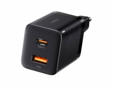 Baseus CCSUPP-E01 Super Si Quick Nabíjačka USB + USB-C 30W Black