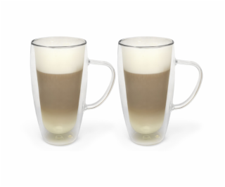 1x2 Bredemeijer Glass 400ml Latte Macchiato double-w. 165015