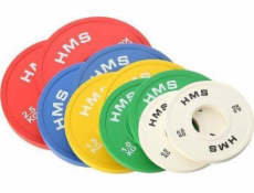 Olympic Bumper Plates Set 2x (0.5kg 1kg 1.5kg 2kg 2.5kg) HMS CBRS Set