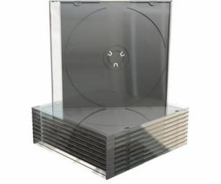 CD/DVD Slimcase Retail-Pack Single 10 St, Schutzhülle