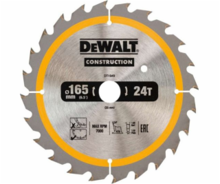 Dewalt Piła Piła 165x20mm, 24 zubů (DT1949-QZ)