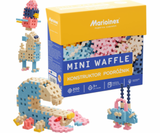 Klocki mini waffle - Podróżnik 200 elementów