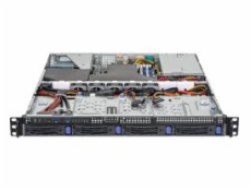 ASRock Rack 1U server 1x AM4, X570, 4x DDR4 ECC, 4x SATA 3,5HS, 2xM.2, PCIe4 x16, 2x 1Gb LAN, 2x 450W, IPMI