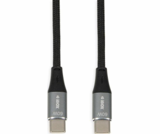 iBOX IKUTC USB-C cable 60W 1m Black