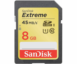 SanDisk Extreme SDHC 8GB class 10 SDSDX-