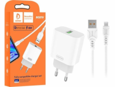 Denmen Charger Denmen DC07 Charger + USB iPhone USB kabel