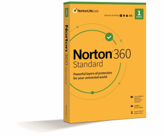 NORTON 360 STANDARD 10GB + VPN 1 uživatel pro 1 zařízení ...