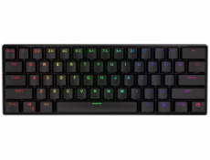 Endorfy herní klávesnice Thock Compact RD RGB /USB/ red sw. / bezdrátová / mechanická / CZ/SK layout / mini /černá RGB