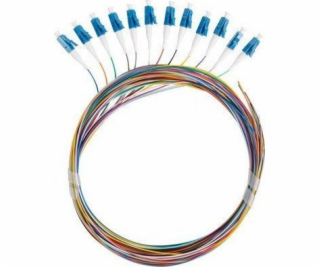 Pigtail SM LC/UPC Semi Tight 9/125 G657A1 12X2M multikolor