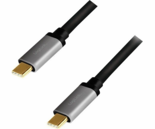 Kábel USB-C M/M, 4K/60 Hz, PD aluminiowy 1m