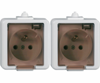 Timex-Elektro Jantar Double Socket 2p+od Bryzgoodprone s ...