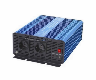 Carspa P1500-12, měnič napětí, 12V/230V 1500W, čistá sinu...