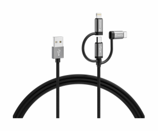 Varta Speed Charge & Sync Kabel 3in1 USB-A auf Light./Mic...