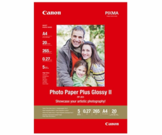 Canon PP-201 10x15 cm, 100 Bl. Photo Paper Plus Glossy II...