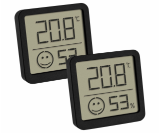 TFA 30.5053.01.02 2er Set black Digitales Thermo Hygrometer